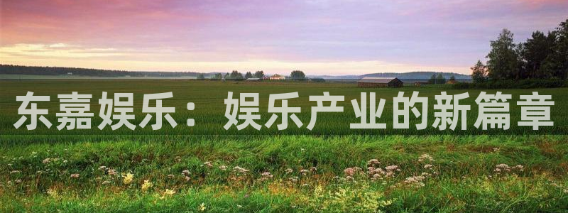 开丰娱乐地址：东嘉娱乐：娱乐产业的新篇章